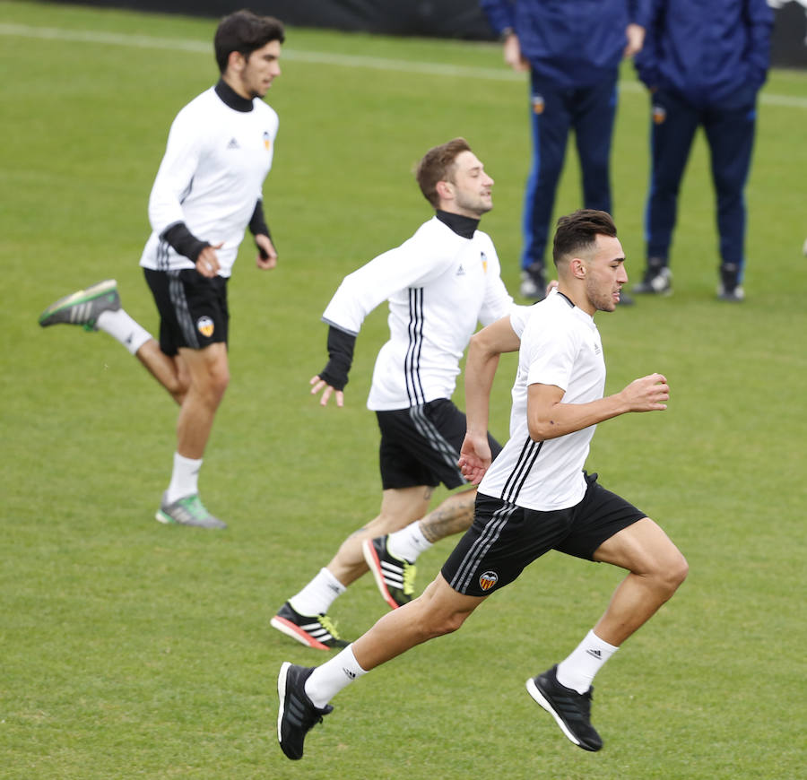 Fotos del entrenamiento del Valencia CF