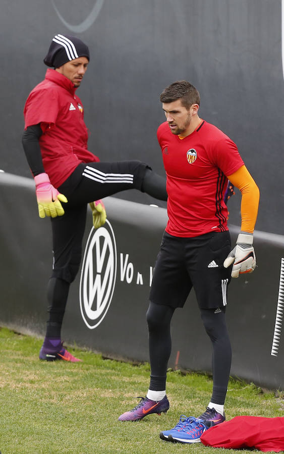 Fotos del entrenamiento del Valencia CF