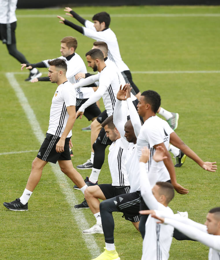 Fotos del entrenamiento del Valencia CF