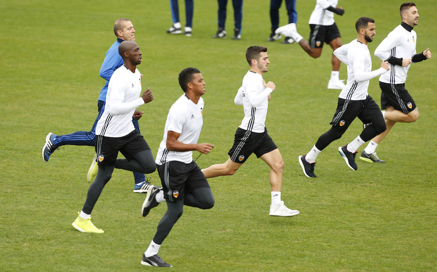 Fotos del entrenamiento del Valencia CF