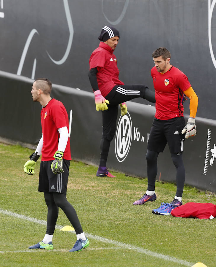 Fotos del entrenamiento del Valencia CF