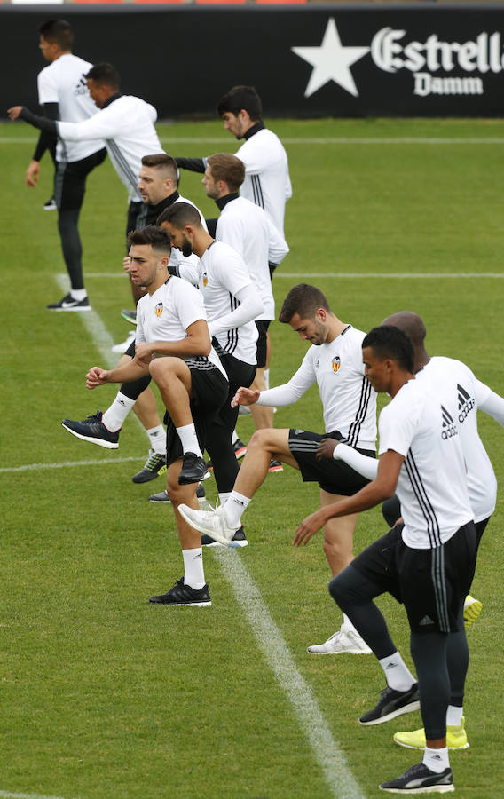 Fotos del entrenamiento del Valencia CF