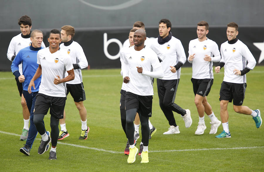 Fotos del entrenamiento del Valencia CF