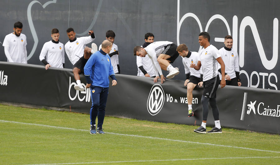 Fotos del entrenamiento del Valencia CF