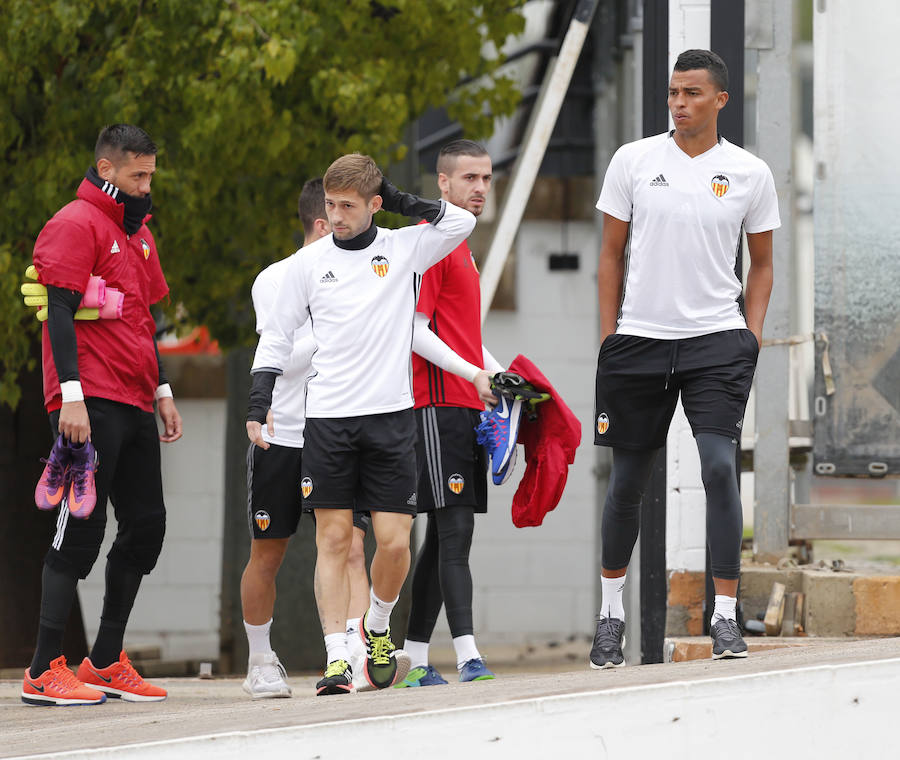 Fotos del entrenamiento del Valencia CF