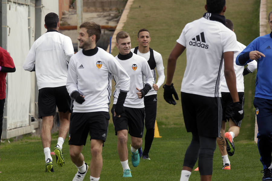 Fotos del entrenamiento del Valencia CF