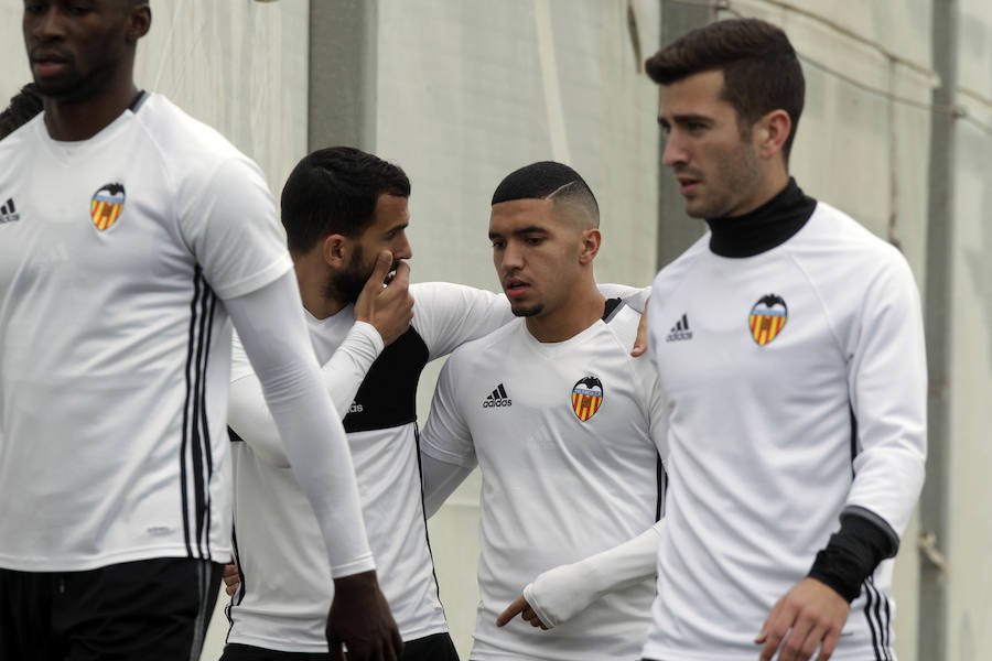 Fotos del entrenamiento del Valencia CF