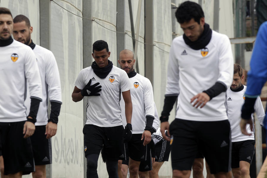 Fotos del entrenamiento del Valencia CF