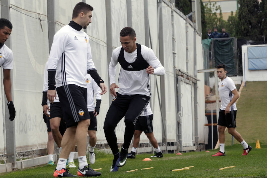 Fotos del entrenamiento del Valencia CF