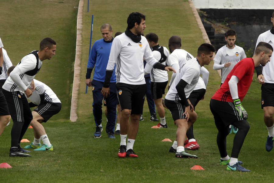 Fotos del entrenamiento del Valencia CF