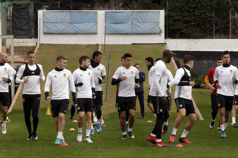 Fotos del entrenamiento del Valencia CF