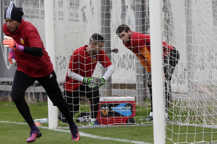 Fotos del entrenamiento del Valencia CF