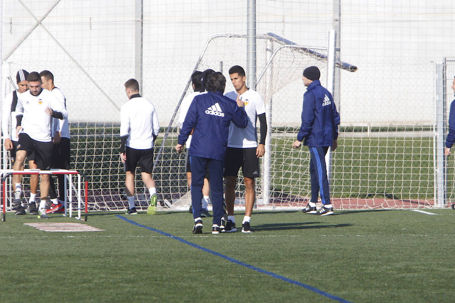 Fotos del entrenamiento del Valencia el 16 de diciembre