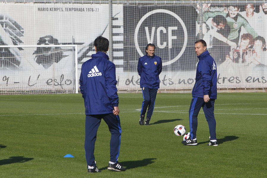 Fotos del entrenamiento del Valencia el 16 de diciembre