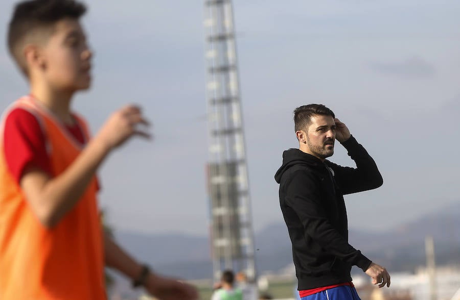 Fotos de David Villa en Valencia