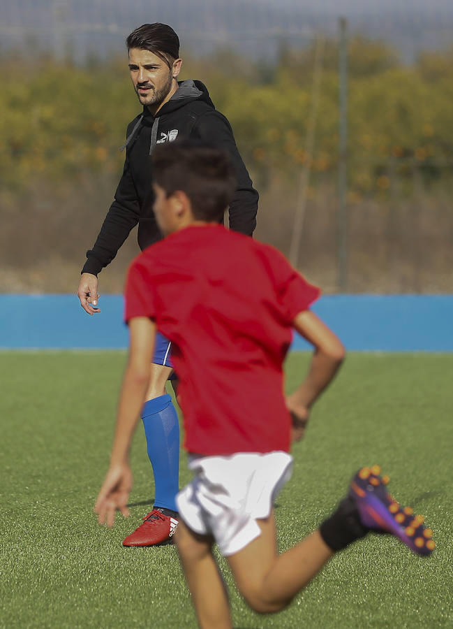 Fotos de David Villa en Valencia