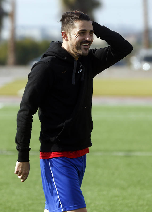 Fotos de David Villa en Valencia