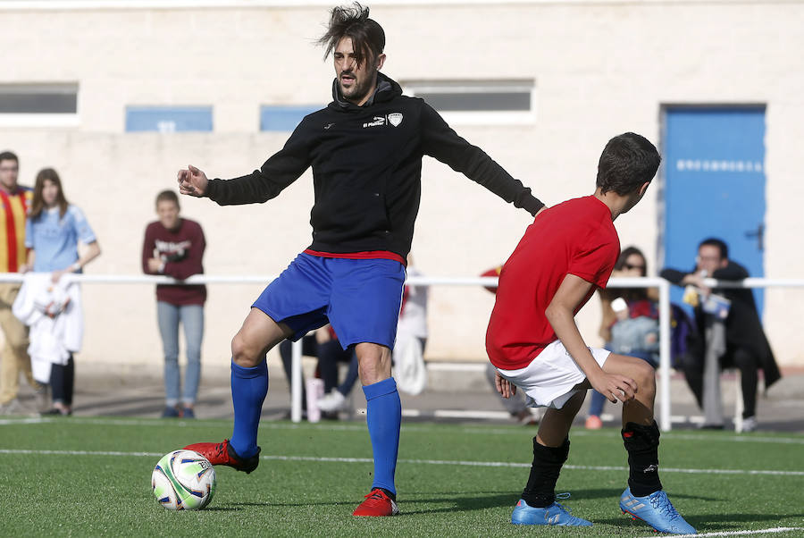 Fotos de David Villa en Valencia