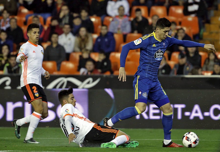 Fotos del Valencia-Celta de Copa del Rey