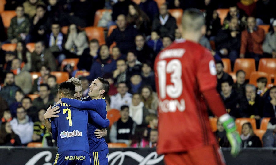 Fotos del Valencia-Celta de Copa del Rey