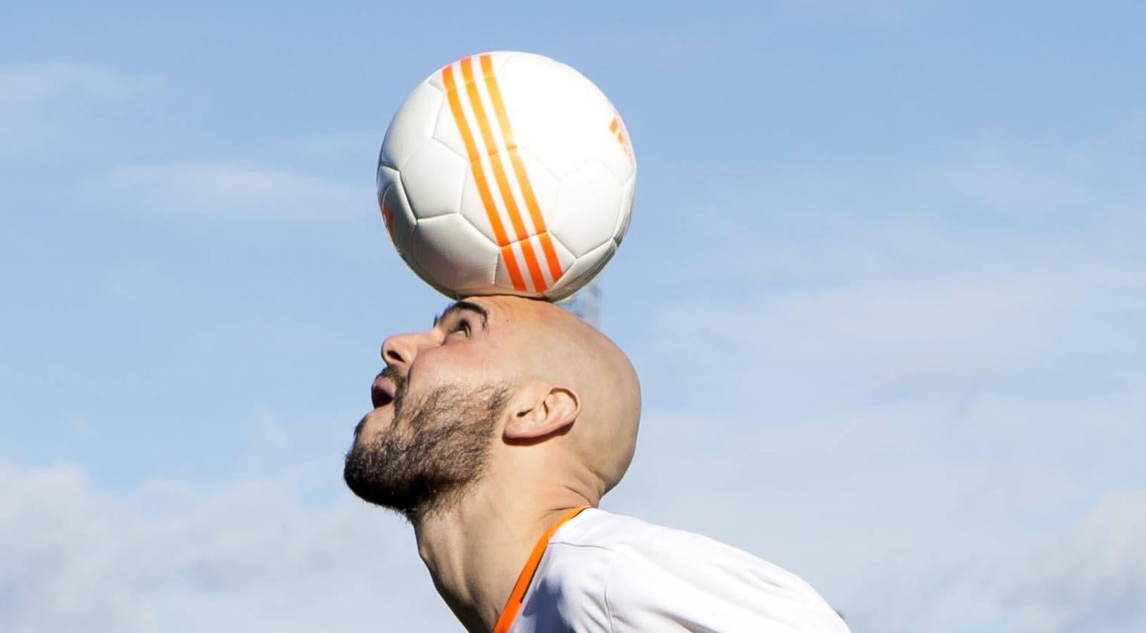 Fotos de la presentación de Zaza como jugador del Valencia CF