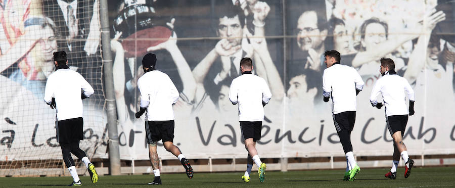 Fotos del entrenamiento del Valencia CF