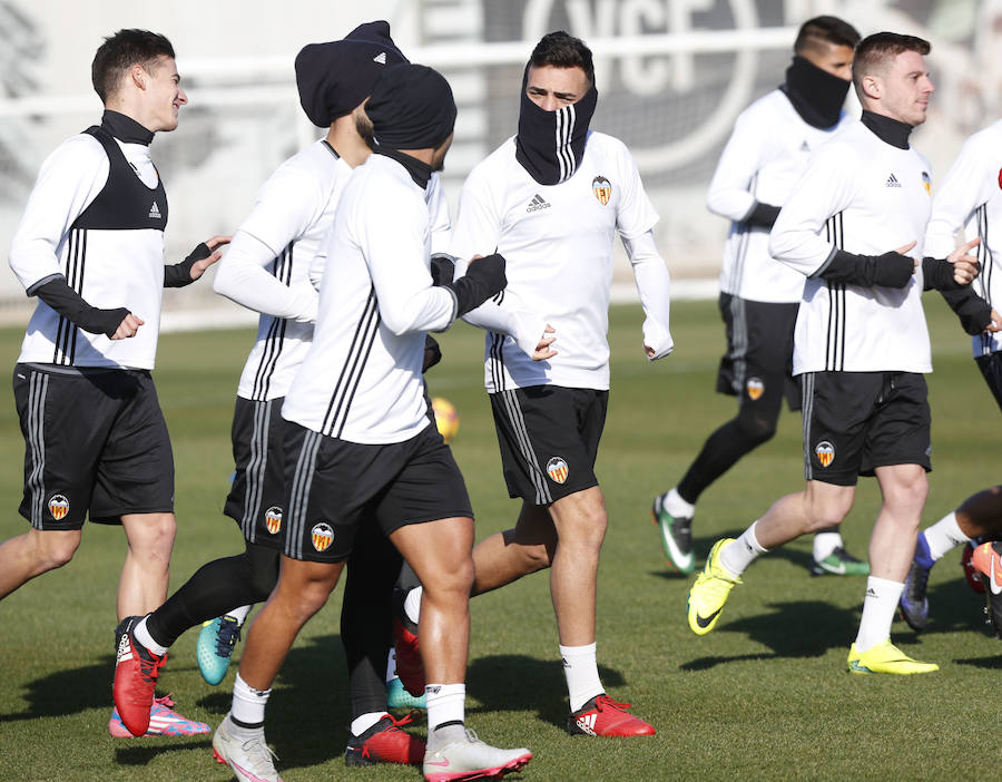 Fotos del entrenamiento del Valencia CF