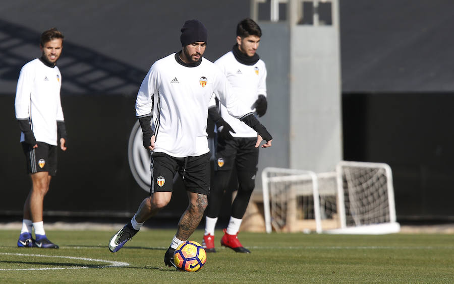 Fotos del entrenamiento del Valencia CF