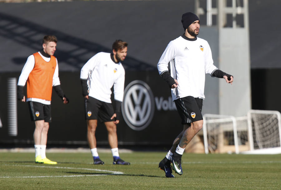 Fotos del entrenamiento del Valencia CF