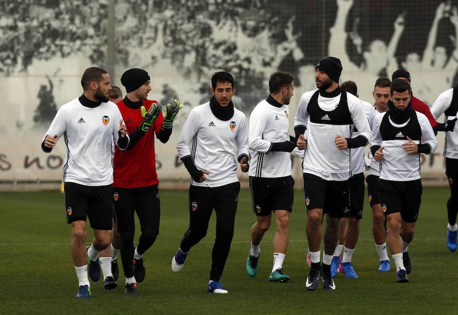 Fotos del entrenamiento del Valencia CF