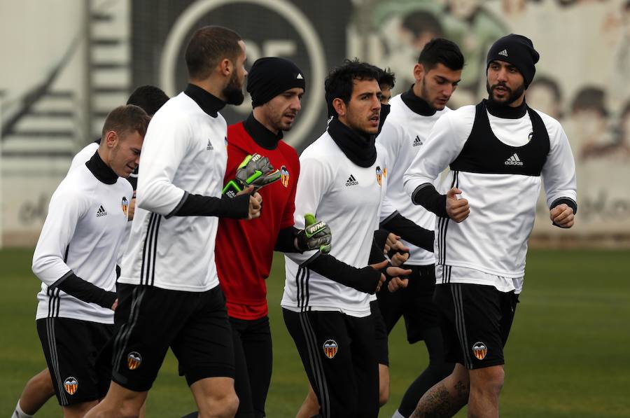 Fotos del entrenamiento del Valencia CF