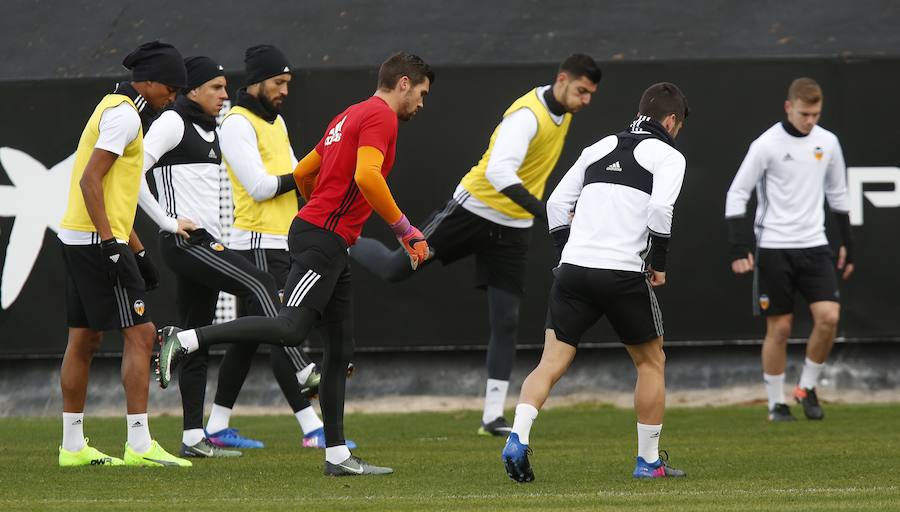 Fotos del entrenamiento del Valencia CF