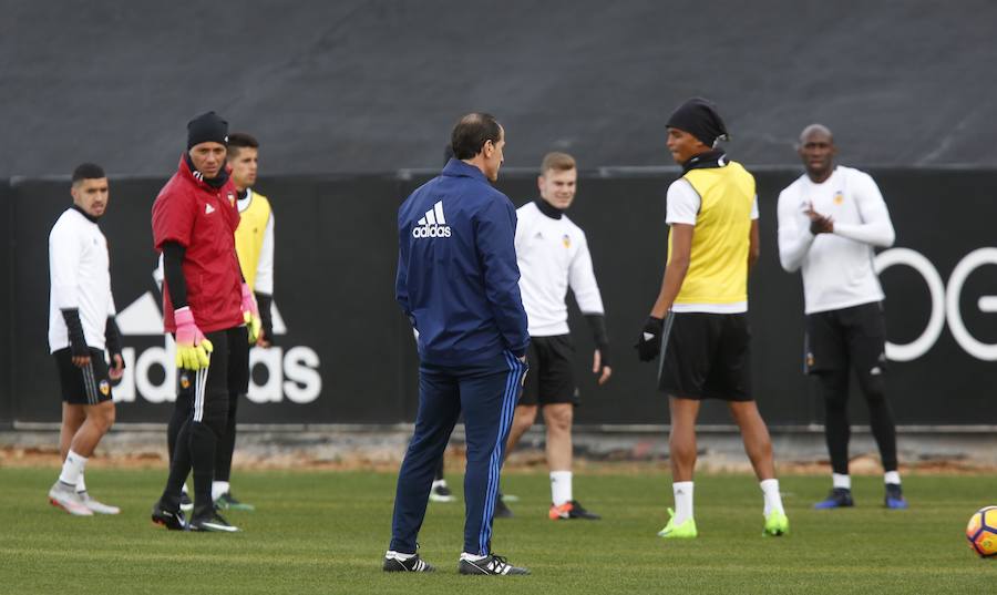 Fotos del entrenamiento del Valencia CF