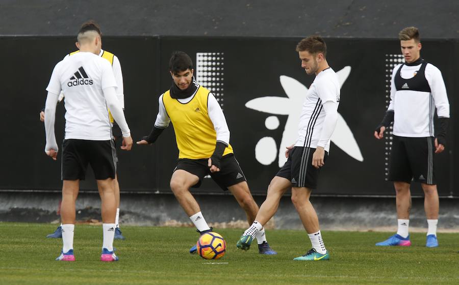 Fotos del entrenamiento del Valencia CF