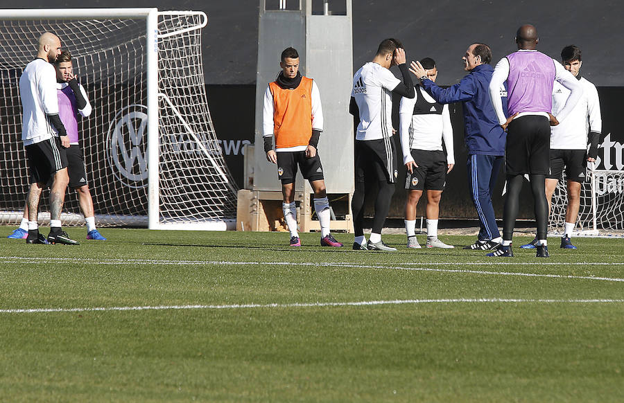 Fotos del entrenamiento del Valencia CF