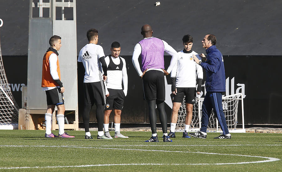 Fotos del entrenamiento del Valencia CF