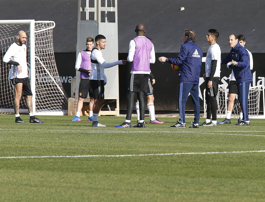 Fotos del entrenamiento del Valencia CF