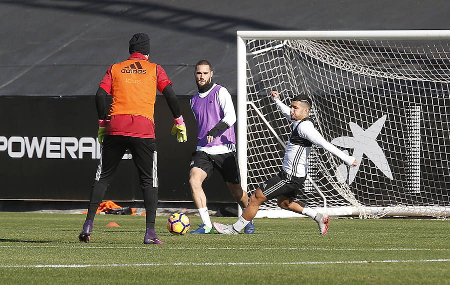 Fotos del entrenamiento del Valencia CF