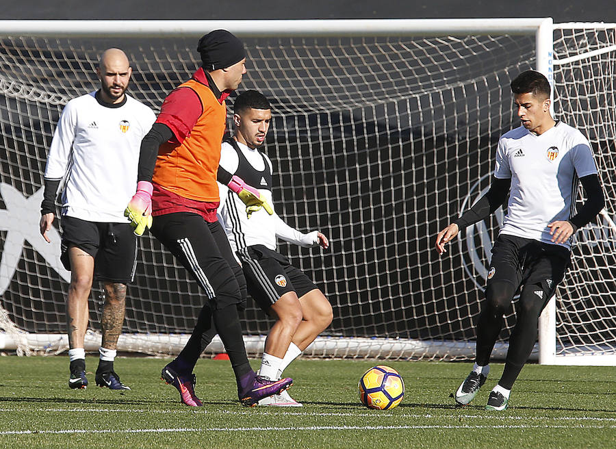 Fotos del entrenamiento del Valencia CF