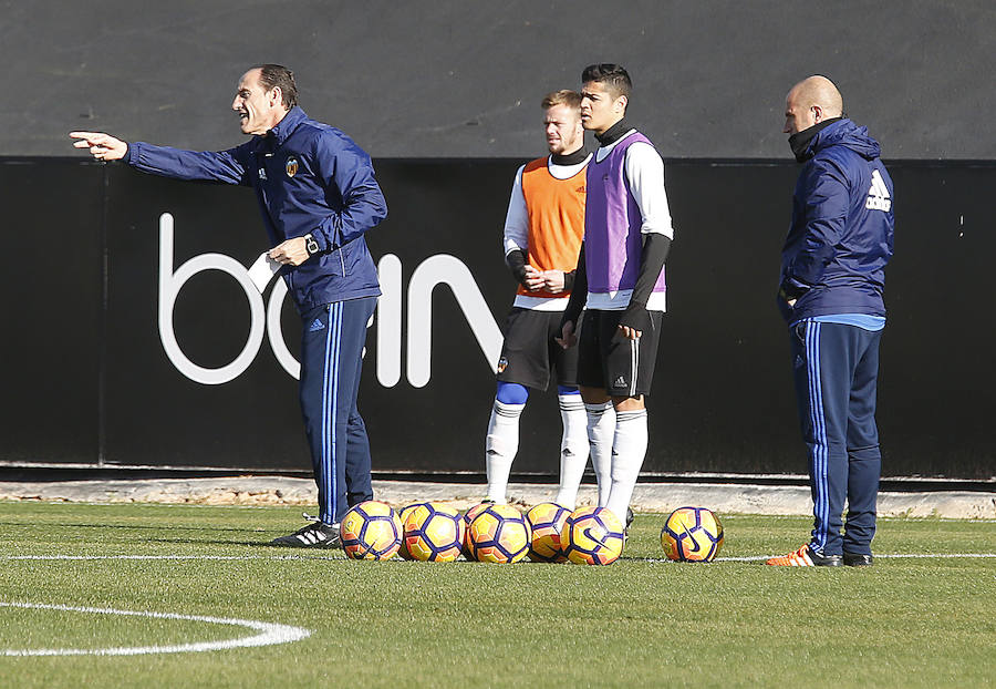 Fotos del entrenamiento del Valencia CF