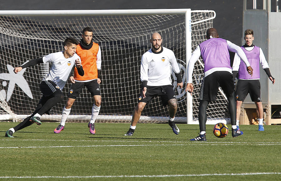 Fotos del entrenamiento del Valencia CF