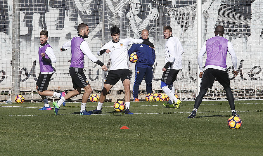 Fotos del entrenamiento del Valencia CF