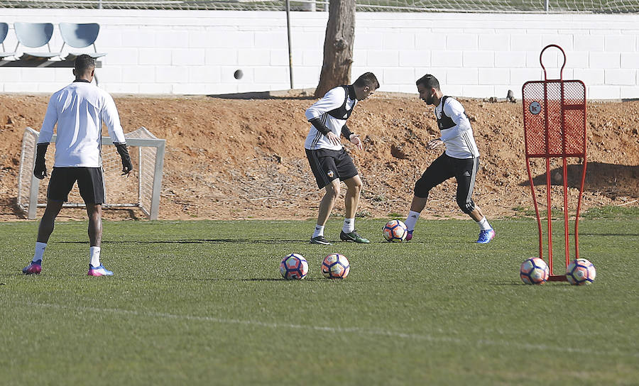 Fotos del entrenamiento del Valencia CF