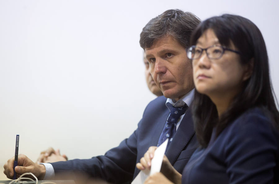 Las primeras imágenes de Mateu Alemany como nuevo director general del Valencia CF