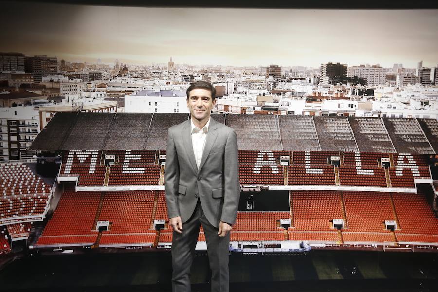 Fotos de la presentación de Marcelino como nuevo entrenador del Valencia CF