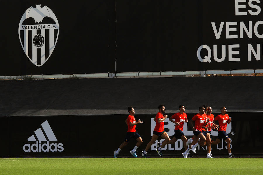 Fotos del entrenamiento del Valencia CF