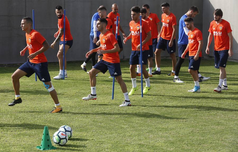Fotos del entrenamiento del Valencia CF
