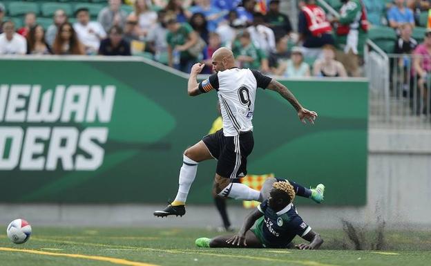 El Valencia CF sufre su primera derrota de pretemporada ante el New York Cosmos