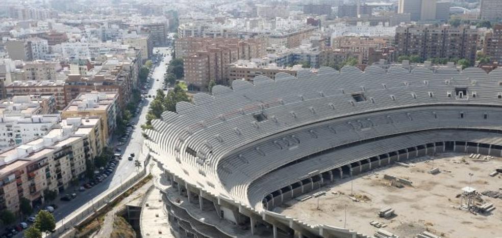 El nuevo Mestalla, la decadencia de un estadio sin estrenar