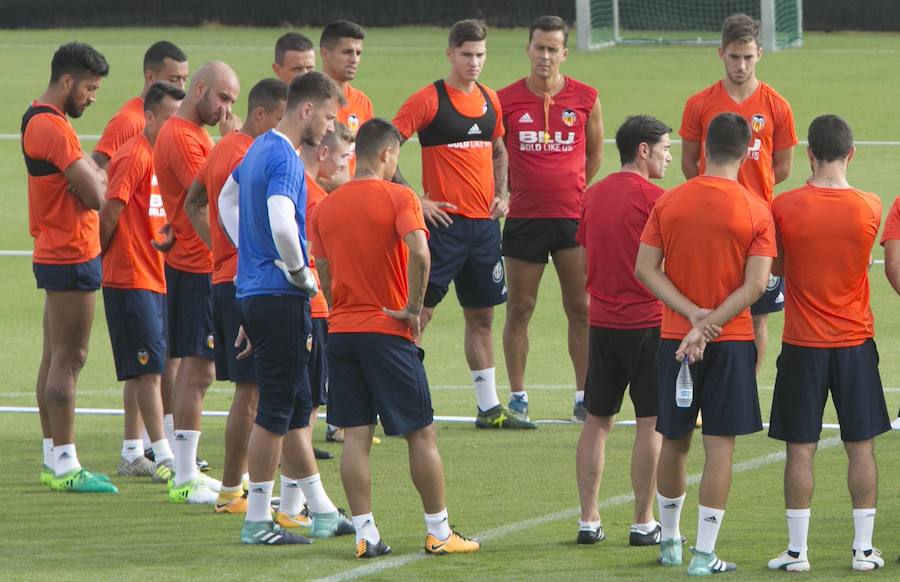 Fotos del entrenamiento del Valencia CF